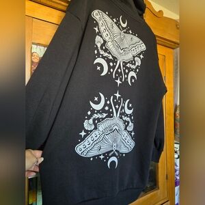 Segrasoul Moth Queen Black Hoodie Large